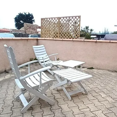 Patios De La A 200 M De La Plage- Clim - Wifi - Parking 度假居 圣西普里安